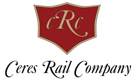 imgi_43_Ceres-Rail-Company-FullLogo-450x280 Logo of Ceres Rail Company with stylized 'cRc' on red shield.