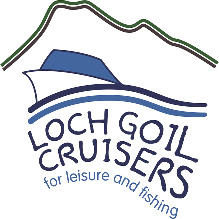 Logo of a boat on waves with text 'Loch Goil Cruisers' below.